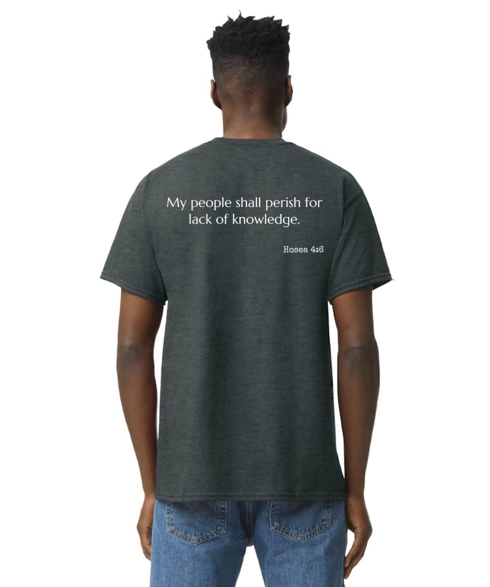 1 Anti-Ignorance Grey Tee
