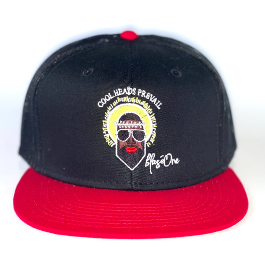 Cool Heads Prevail Red and Black Signature Cap