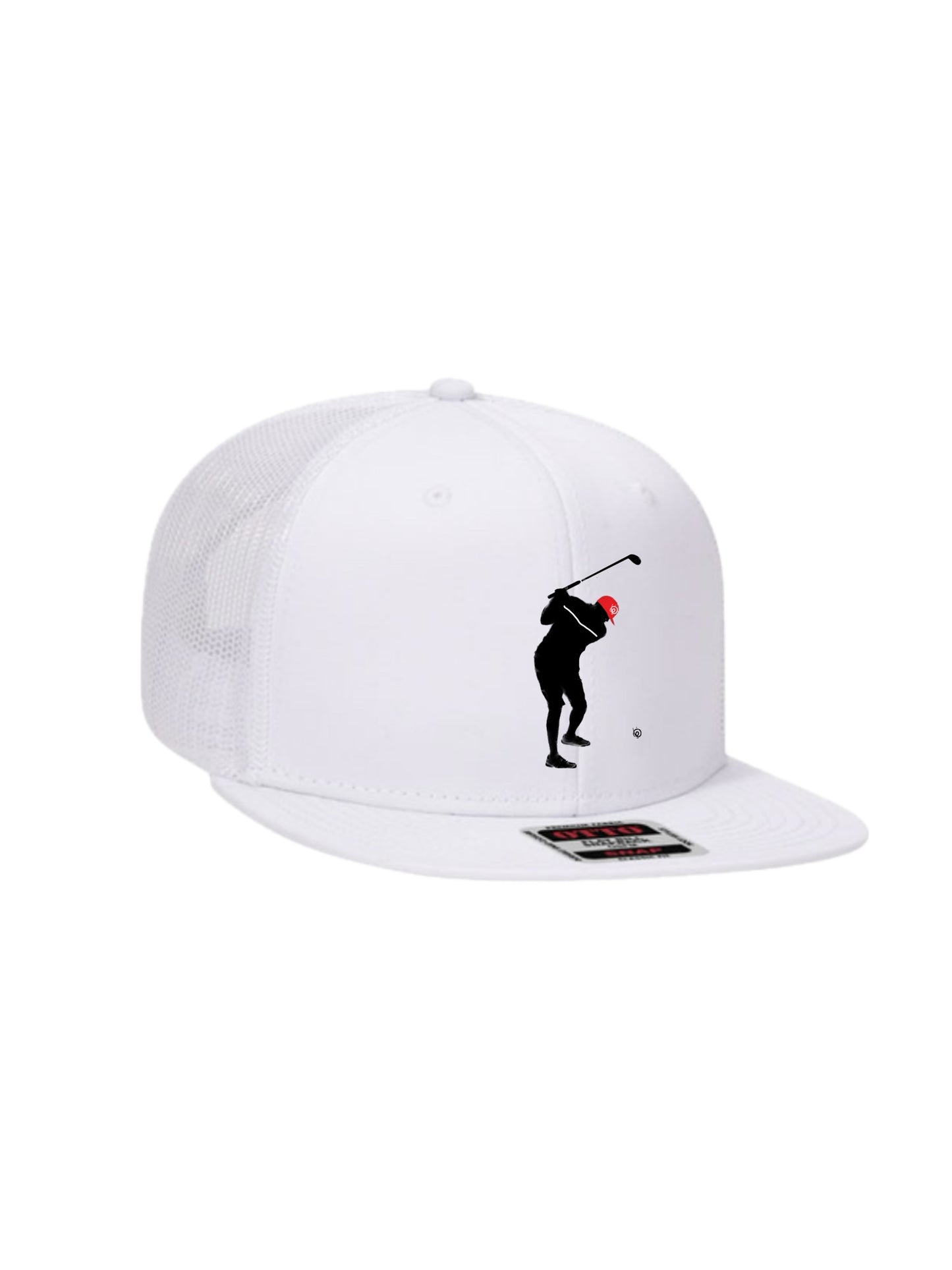 4.4 Golf Logo Cap White