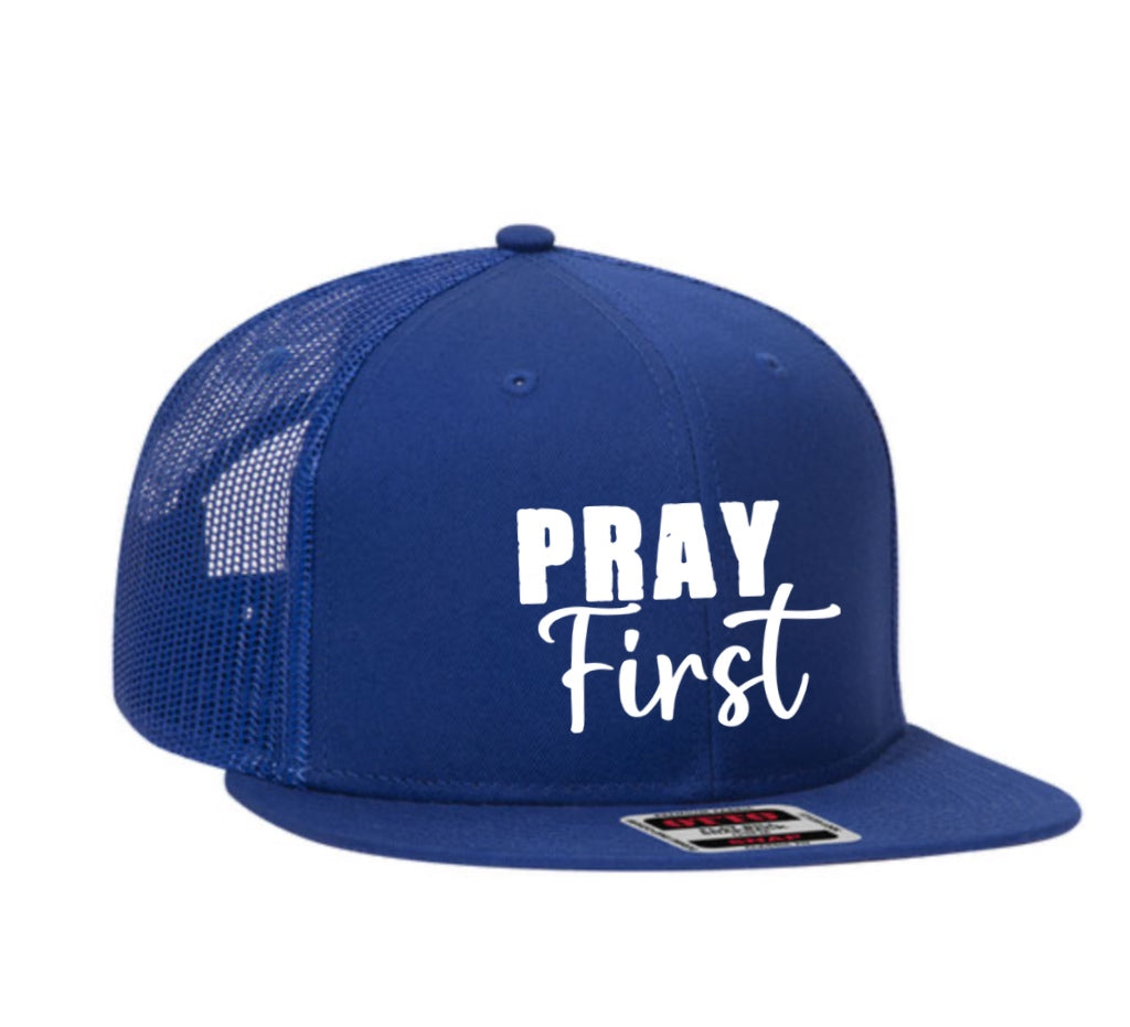 1.2 Pray First White Royal and White Cap
