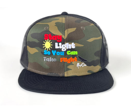 2.5 Stay Light Take Flight Camo Cap