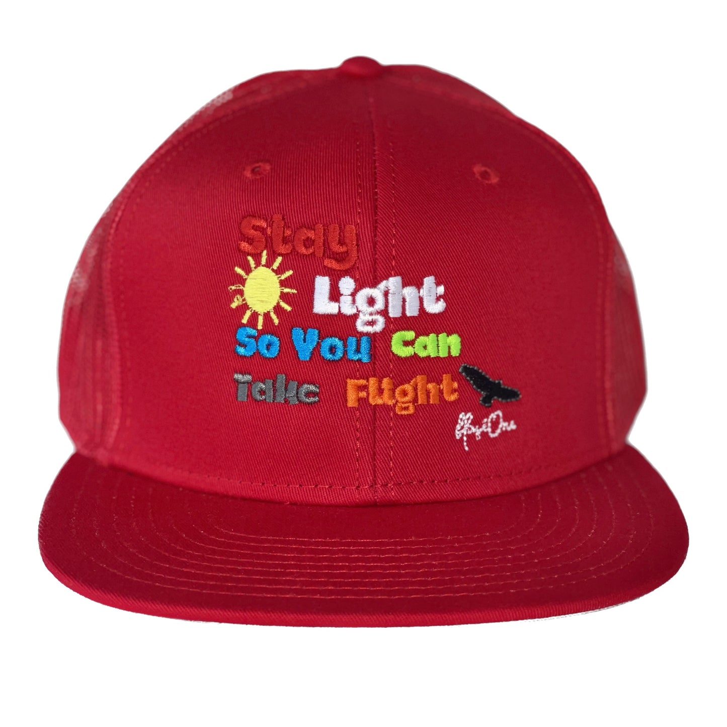Stay Light Take Flight Red Cap