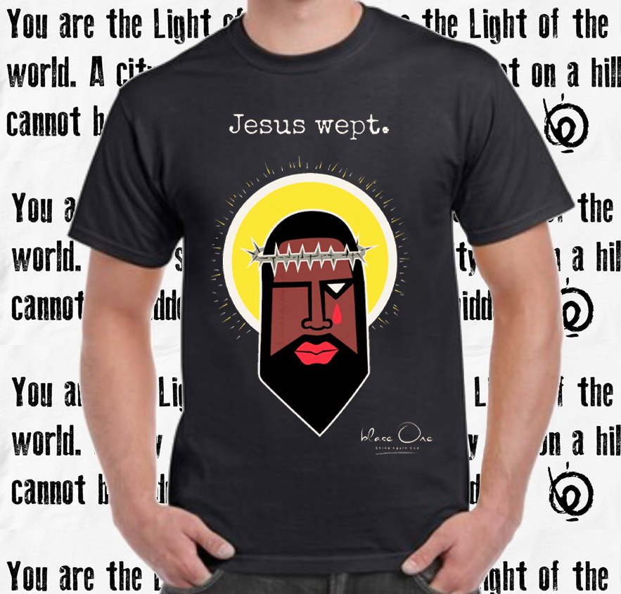 9.1 Jesus Wept Black Tee