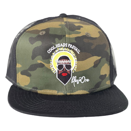 Cool Heads Prevail Camo Signature Cap