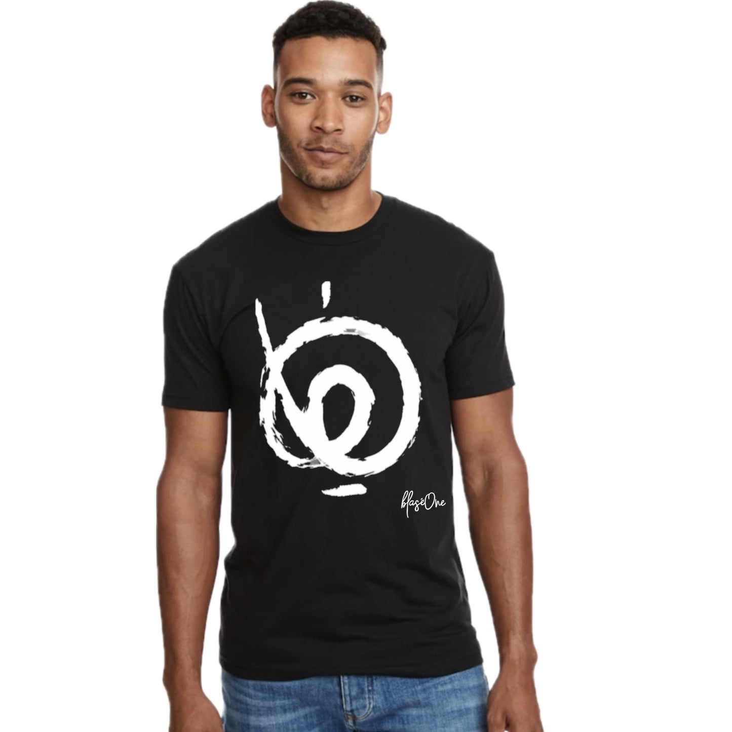 Logo Black and White Tee