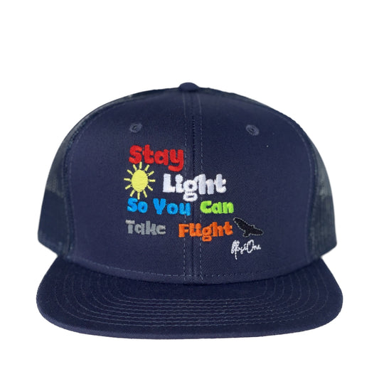 Stay Light Take Flight Navy Cap