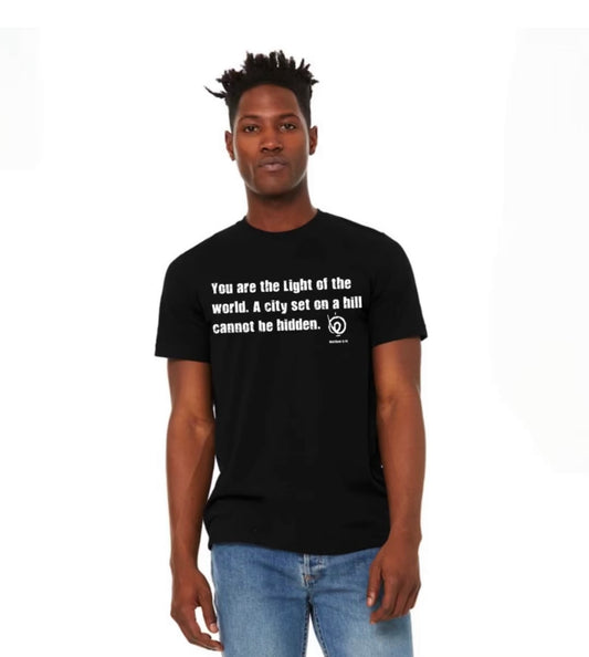 You Are The Light Black Tee 2.0