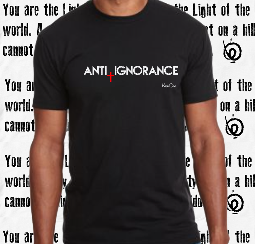 Anti-Ignorance Black Tee