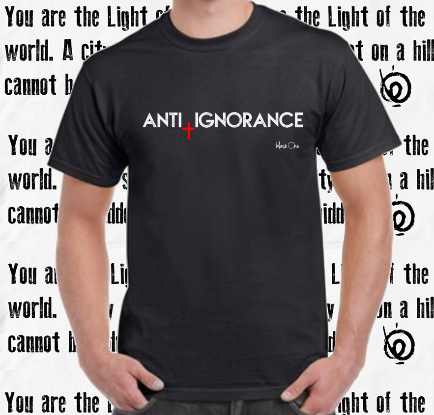 Anti-Ignorance Black Tee