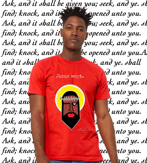 9.3 Jesus Wept Red Tee