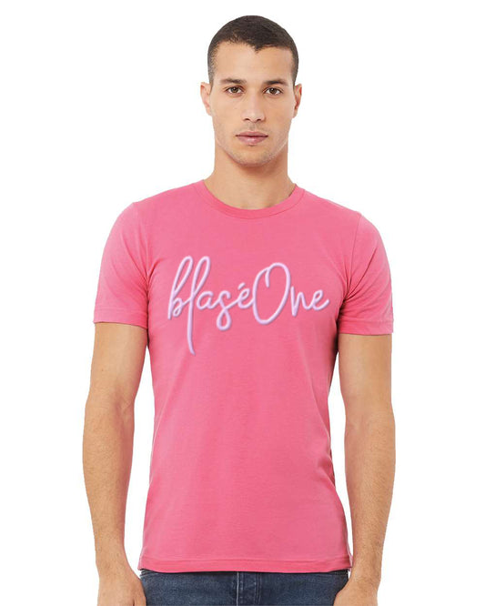 Signature 3D Pink & Pink Tee