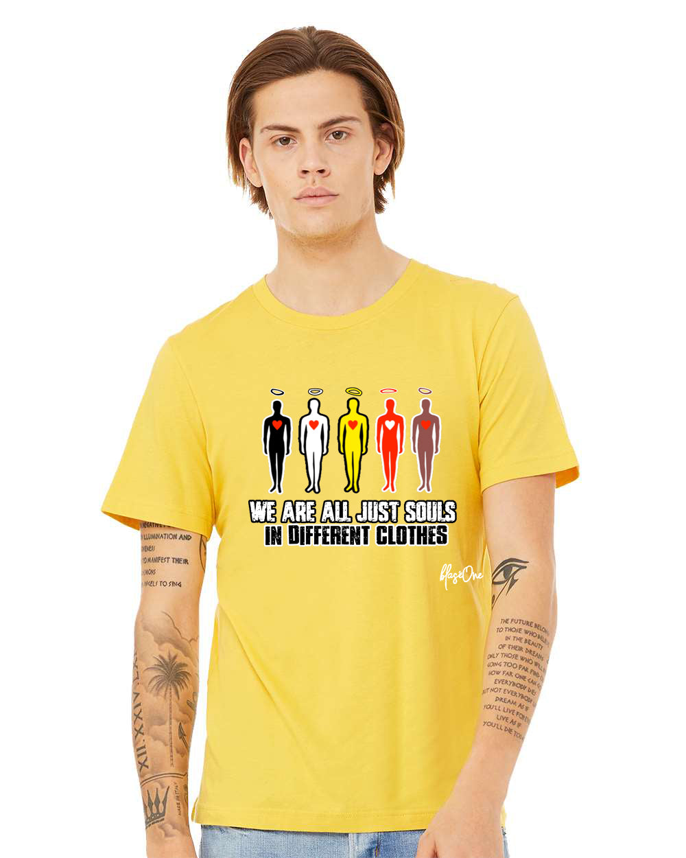 Souls In Different Clothes Yellow Tee